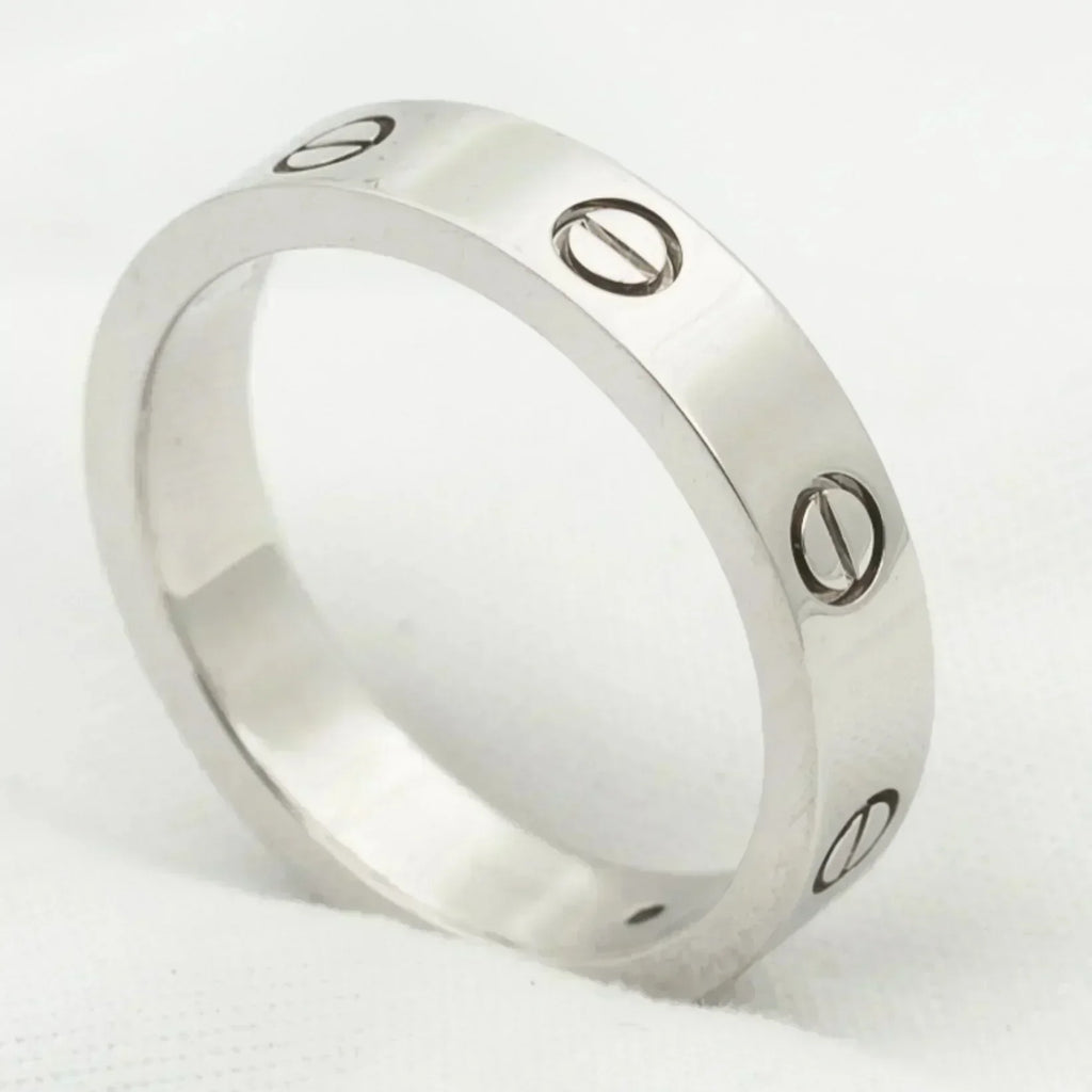 [Imperial] LOVE RING 4MM 1 DIAMOND SILVER