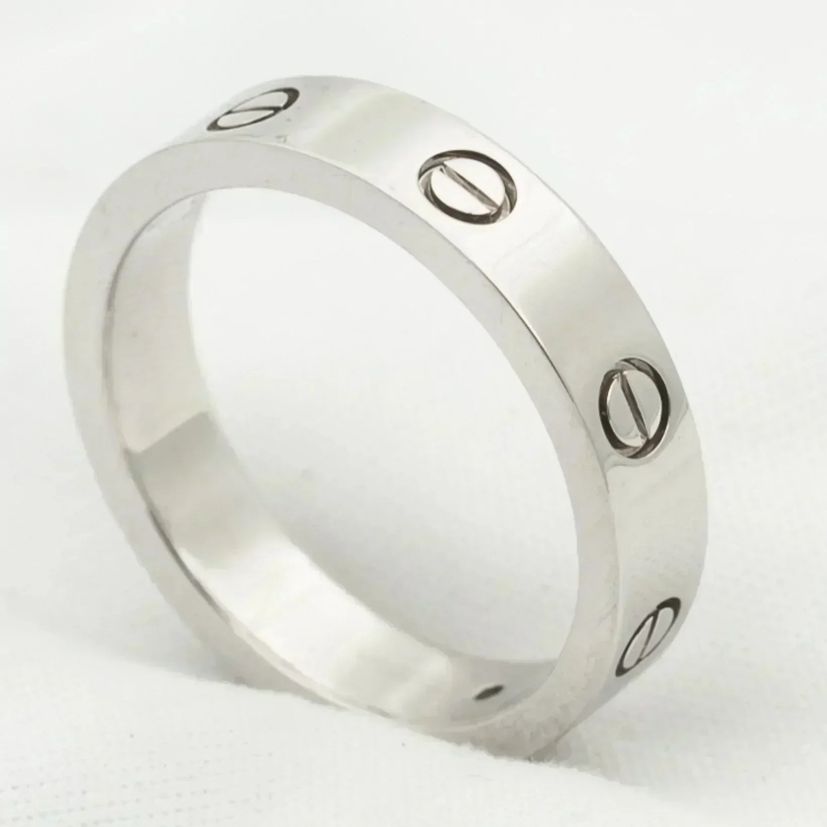 [Imperial] LOVE RING 4MM 1 DIAMOND SILVER