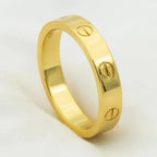 [Imperial] LOVE RING 4MM 1 DIAMOND GOLD