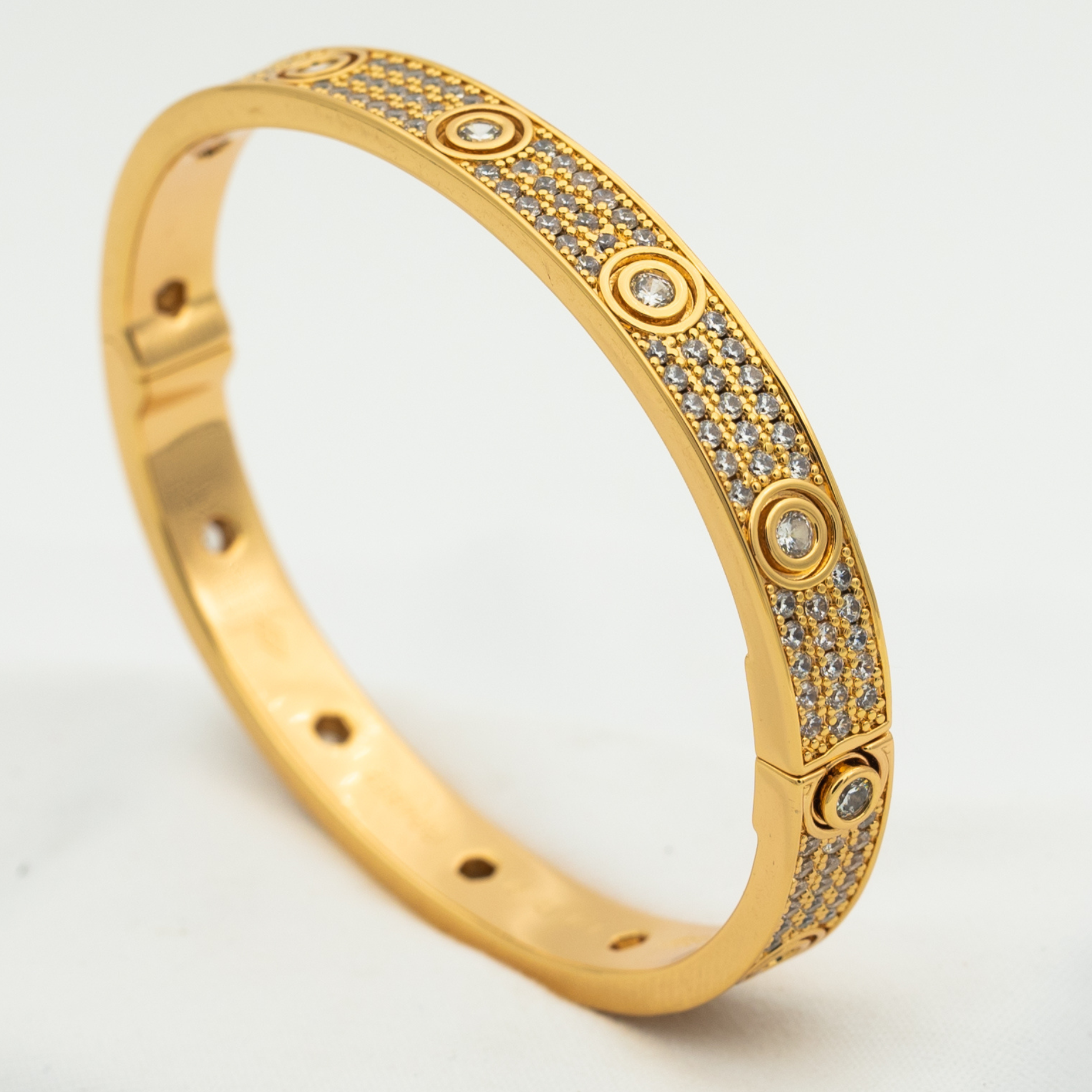 [Imperial] LOVE BRACELET 6.1MM DIAMOND-PAVED 10 BIG DIAMONDS