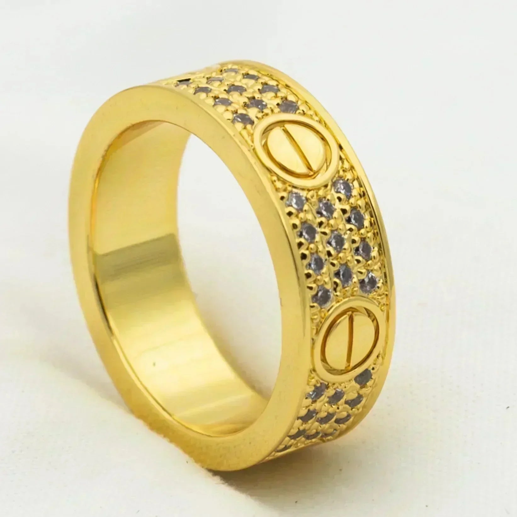 [Imperial] LOVE RING 5.5MM DIAMONDS PAVED