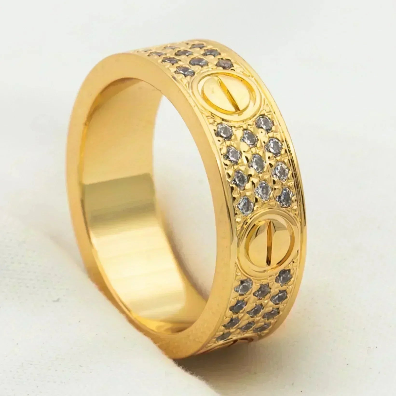 [Imperial] LOVE RING 5.5MM DIAMONDS PAVED
