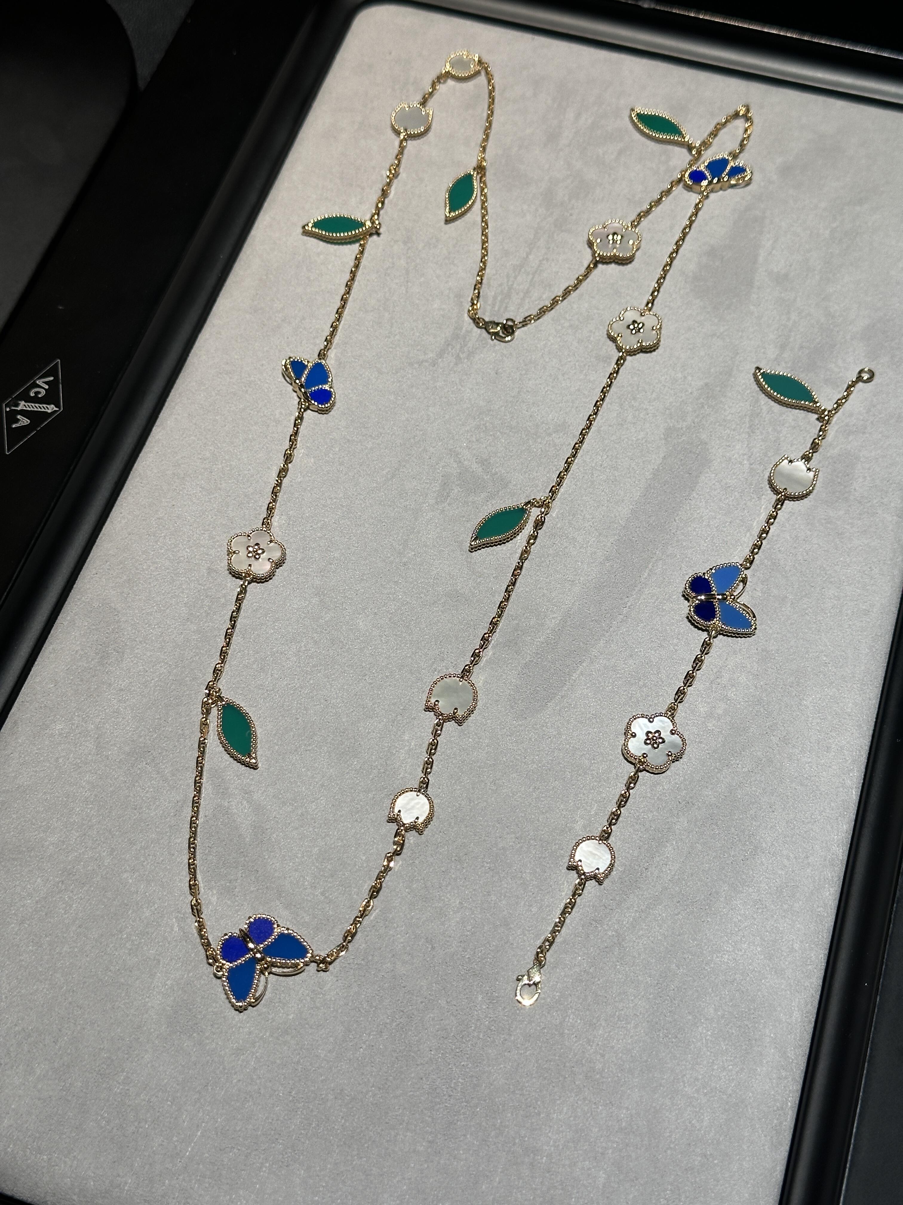 [Imperial] 26 NEW CLOVER 15 MOTIFS LUCKY NECKLACE