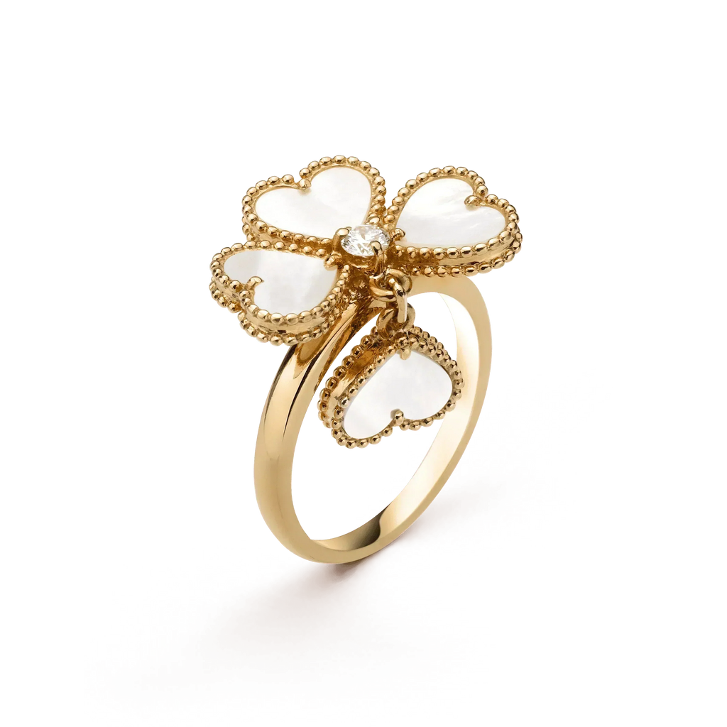 [Imperial] SWEET CLOVER WHITE MOP RING