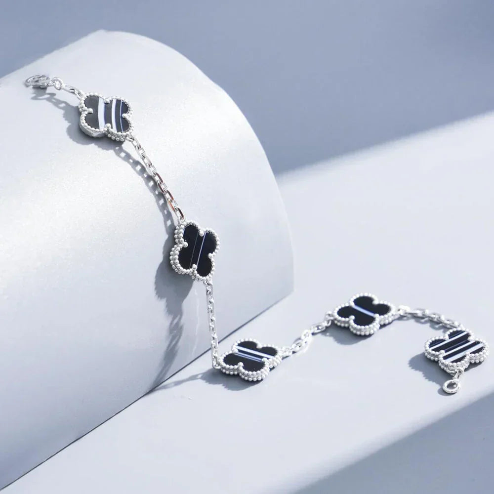 [Imperial]New  CLOVER 5 MOTIF PULSAR STONE BRACELET COLLECTION