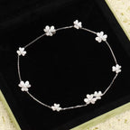 [Imperial] FRIVOLE SILVER 9 FLOWERS NECKLACE