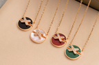 [Imperial] JEUX DE PINK GOLD DIAMOND NECKLACE