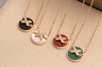 [Imperial] JEUX DE ROSE GOLD DIAMOND NECKLACE