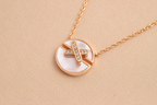 [Imperial] JEUX DE PINK GOLD DIAMOND NECKLACE