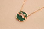 [Imperial] JEUX DE PINK GOLD DIAMOND NECKLACE