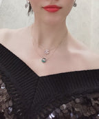 [Imperial] JEUX DE ROSE GOLD DIAMOND NECKLACE