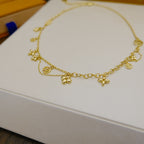 [Imperial] BLOOMING SUPPLE NECKLACE BRASS