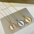 [Imperial]  MOVE MM NACRE BLANCHE DIAMOND NECKLACE
