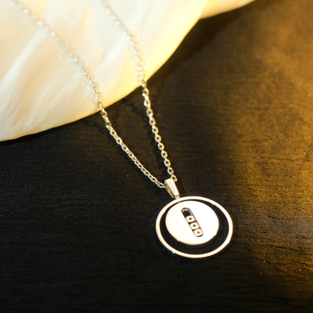 [Imperial]  MOVE MM SILVER DIAMOND NECKLACE