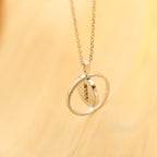 [Imperial]  MOVE MM SILVER DIAMOND NECKLACE