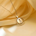 [Imperial]  MOVE MM SILVER DIAMOND NECKLACE