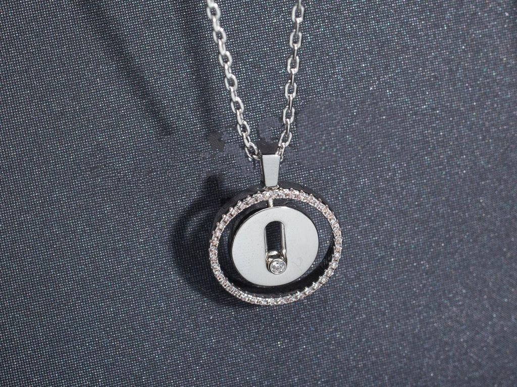 [Imperial]  MOVE PM NECKLACE SILVER DIAMOND