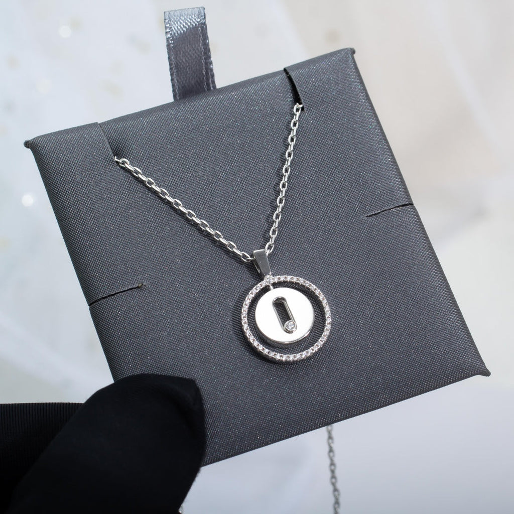 [Imperial]  MOVE PM NECKLACE SILVER DIAMOND