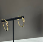 [Imperial] CREOLES MOVE UNO PM DIAMOND EARRINGS