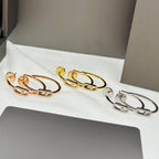 [Imperial] CREOLES MOVE UNO PM DIAMOND EARRINGS