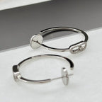 [Imperial] CREOLES MOVE UNO PM DIAMOND EARRINGS