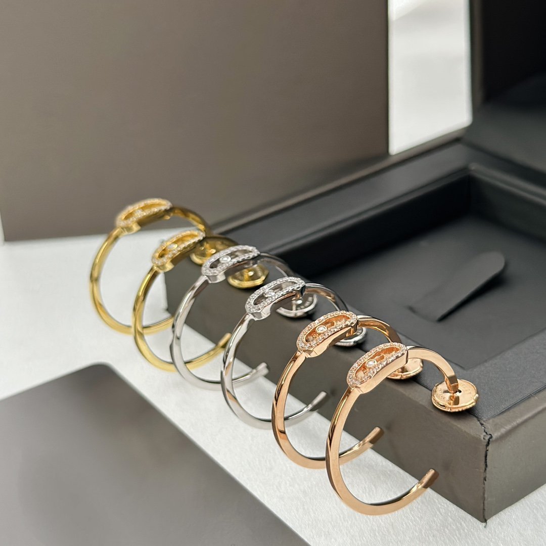 [Imperial] CREOLES MOVE UNO PM DIAMOND EARRINGS