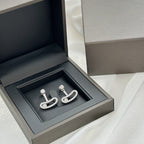 [Imperial] MOVE UNO SILVER DIAMOND EARRINGS