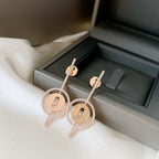 [Imperial]  MOVE ARROW PINK GOLD DIAMOND EARRINGS