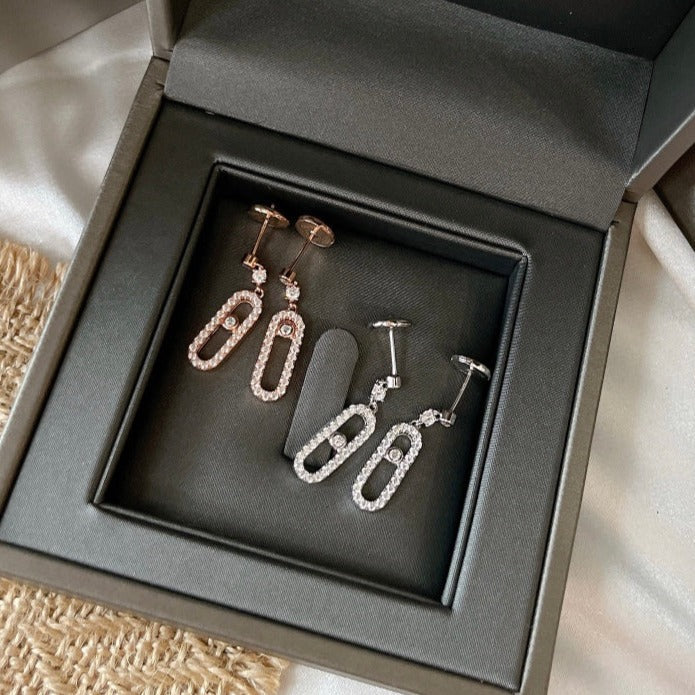 [Imperial] DORMEUSES MOVE UNO DIAMOND EARRINGS