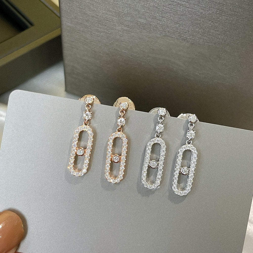 [Imperial] DORMEUSES MOVE UNO DIAMOND EARRINGS