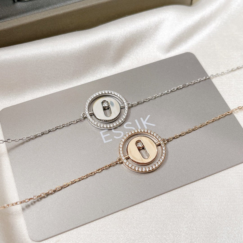 [Imperial] LUCKY MOVE PAVED DIAMOND BRACELET