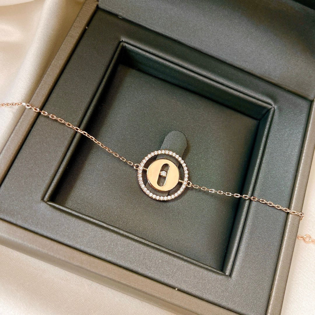 [Imperial] LUCKY MOVE PAVED DIAMOND BRACELET