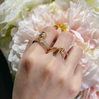 [Imperial] HM KELLY CLOCHETTE DOUBLE RING IN  WITH DIAMONDS