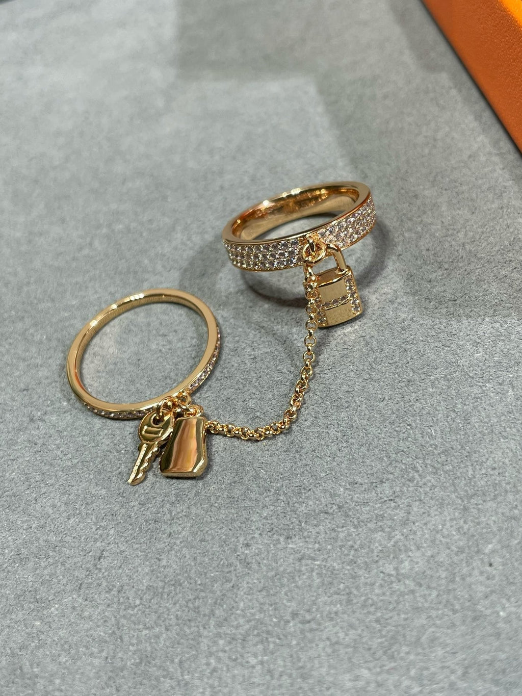 [Imperial] HM KELLY CLOCHETTE DOUBLE RING IN  WITH DIAMONDS