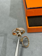 [Imperial] HM KELLY CLOCHETTE DOUBLE RING IN  WITH DIAMONDS