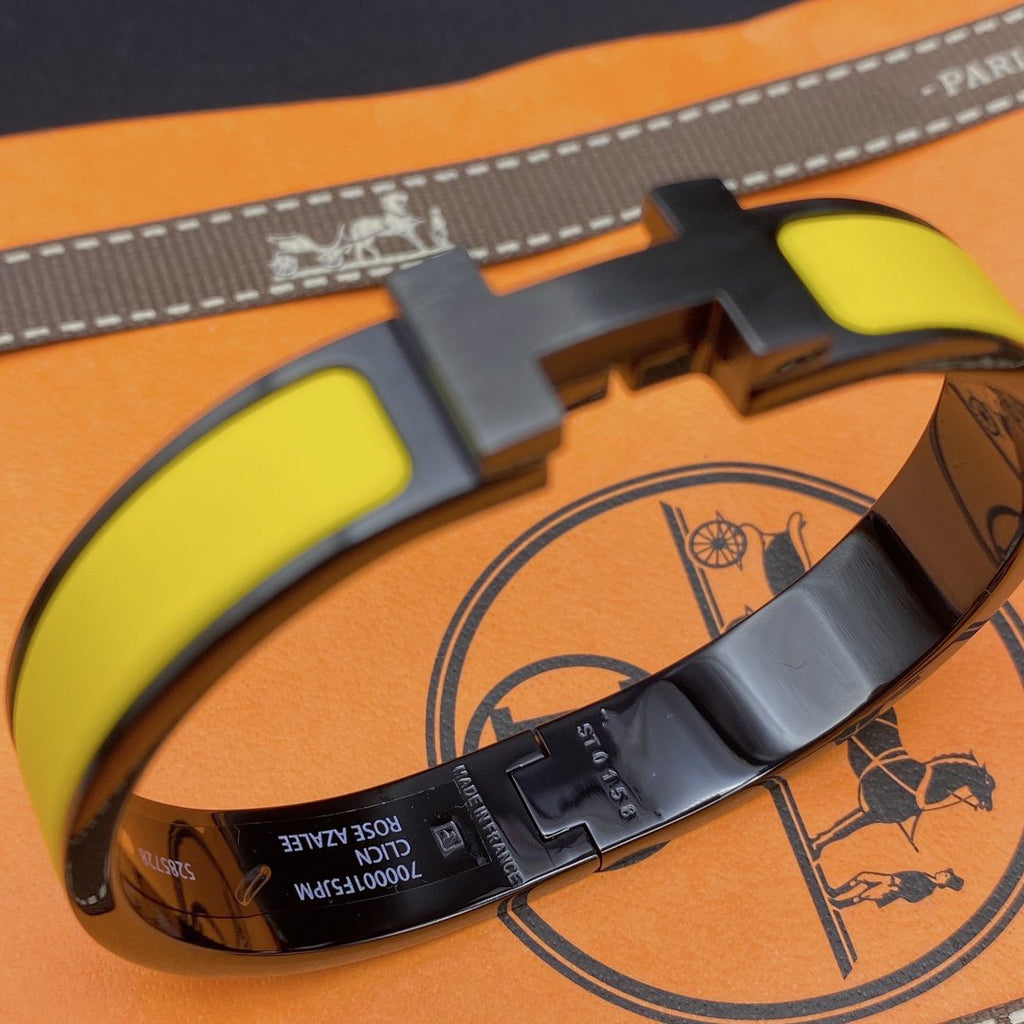 [Imperial] CLIC HM SO BLACK YELLOW BRACELET