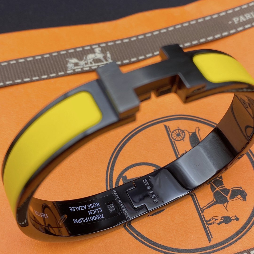 [Imperial] CLIC HM SO BLACK YELLOW BRACELET