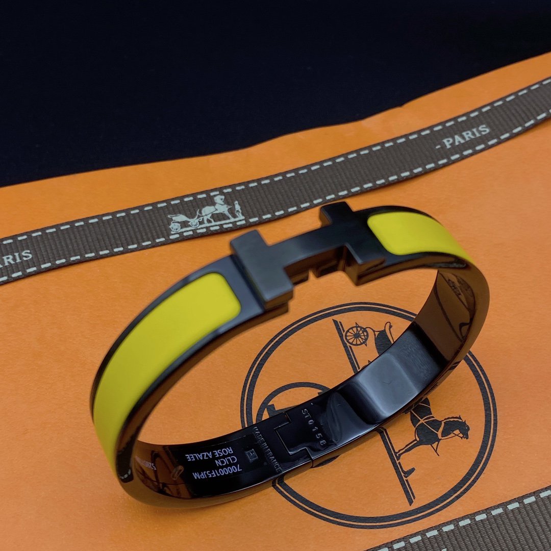 [Imperial] CLIC HM SO BLACK YELLOW BRACELET