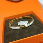 [Imperial] CLASSIC HM CLIC WHITE 8MM ENAMEL BRACELET