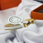 [Imperial] CLASSIC HM CLIC WHITE 8MM ENAMEL BRACELET