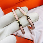 [Imperial] CLASSIC HM CLIC  PINK 8MM ENAMEL BRACELET