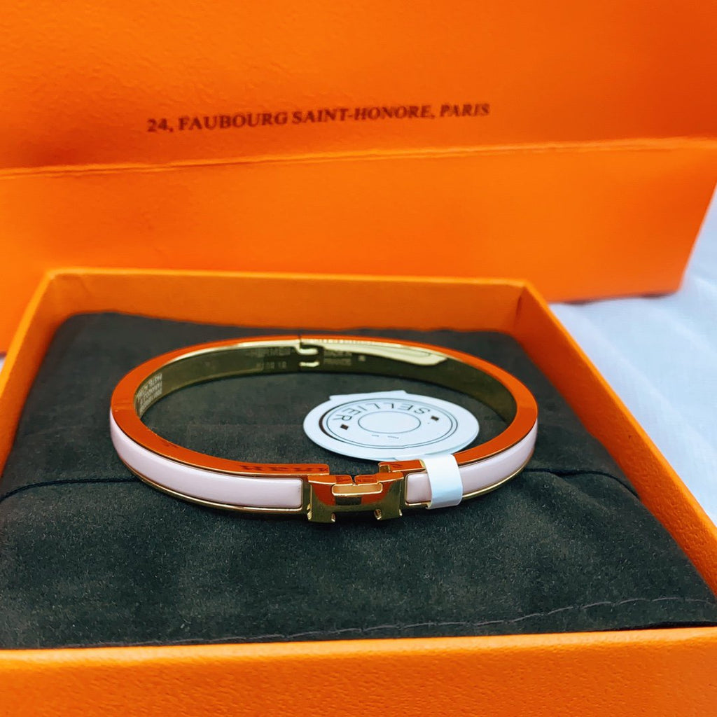 [Imperial] CLASSIC HM CLIC  PINK 8MM ENAMEL BRACELET