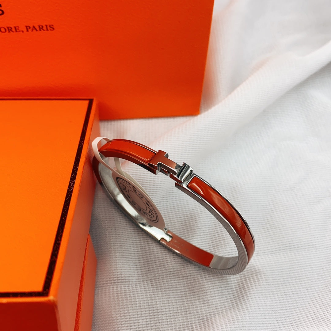 [Imperial] CLASSIC HM CLIC RED 8MM ENAMEL BRACELET