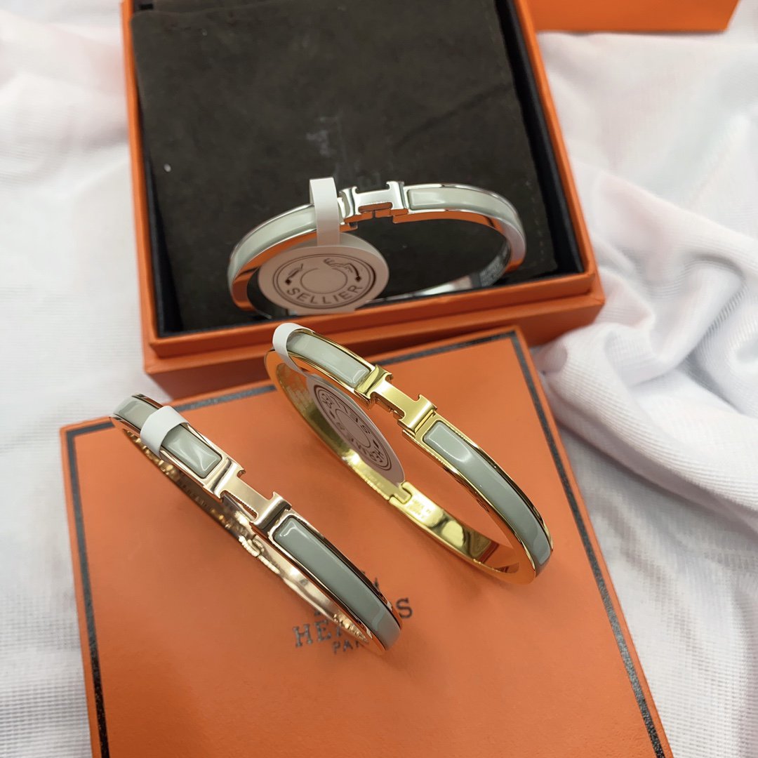 [Imperial] CLASSIC HM CLIC GREEN 8MM ENAMEL BRACELET
