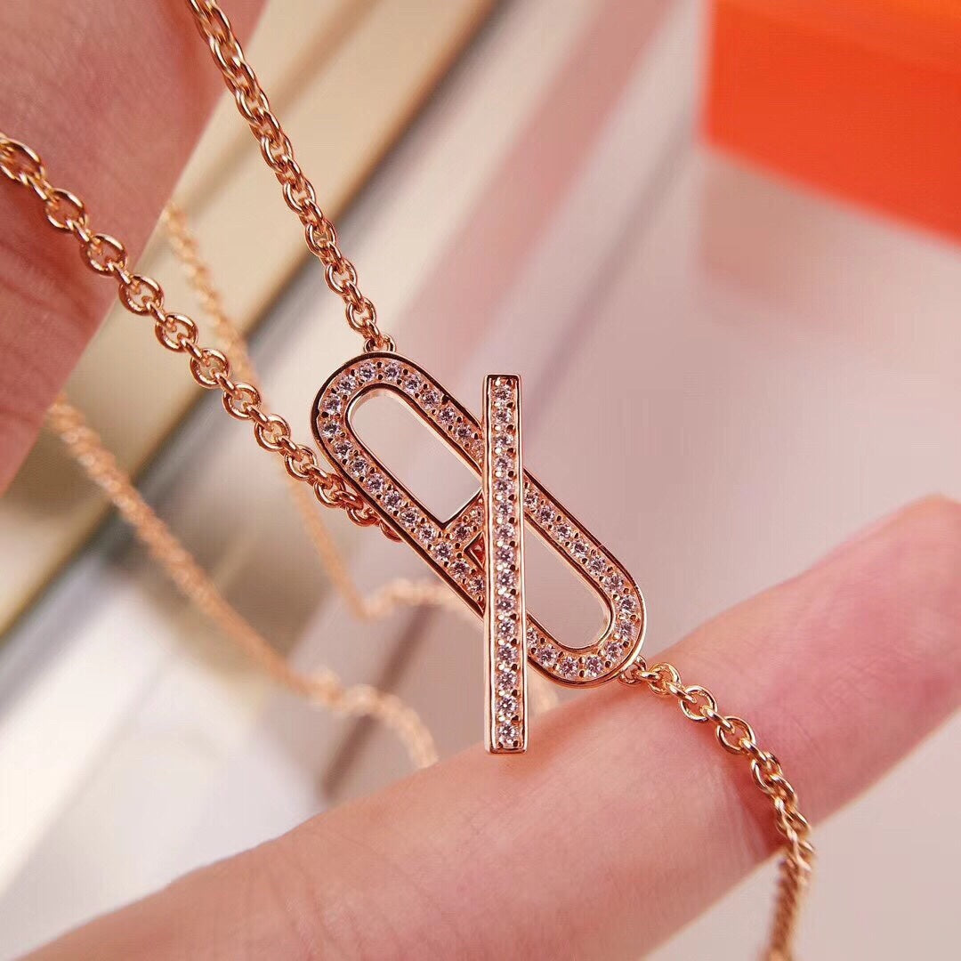 [Imperial] HM FIRE PIG NOSE NECKLACE TRENDY STREET