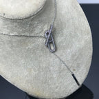 [Imperial] HM NECKLACE PLATINUM ROSE GOLD DIAMOND