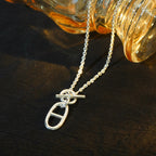 [Imperial] HM CHAINE D'ANCRE PENDANT NECKLACE STERLING SILVER