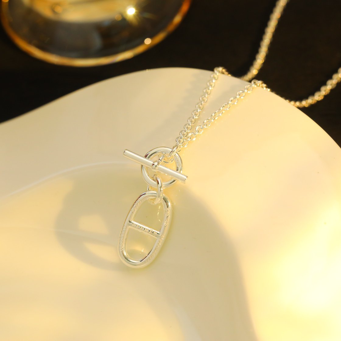 [Imperial] HM CHAINE D'ANCRE PENDANT NECKLACE STERLING SILVER
