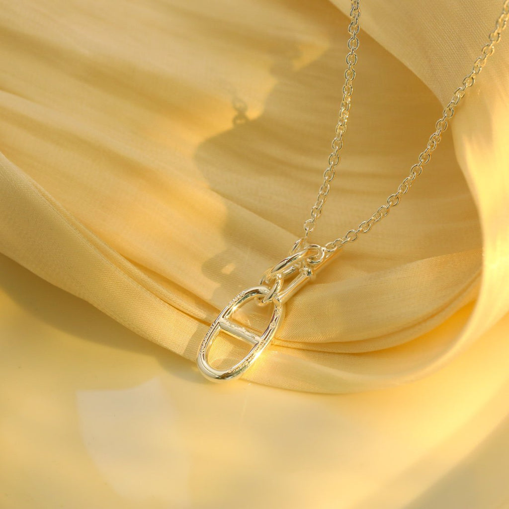 [Imperial] HM CHAINE D'ANCRE PENDANT NECKLACE STERLING SILVER