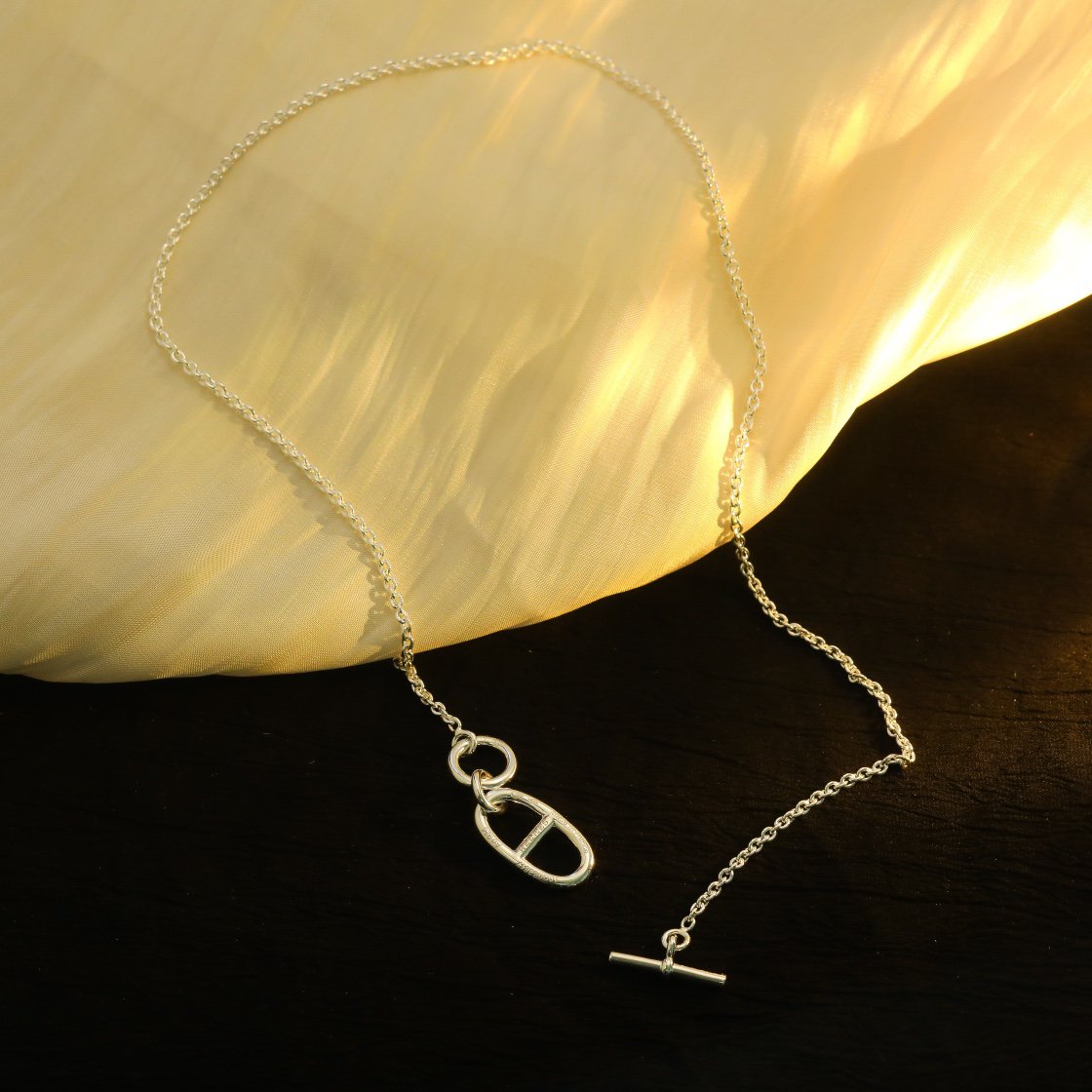 [Imperial] HM CHAINE D'ANCRE PENDANT NECKLACE STERLING SILVER